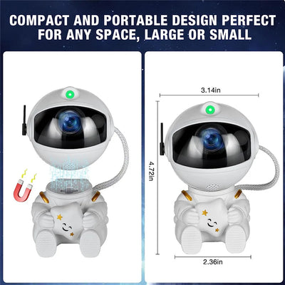 Star Projector Sitting Astronaut Galaxy Night Light